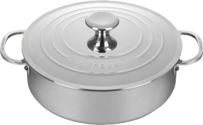 4.5 Quart Stainless Steel Rondeau with Lid