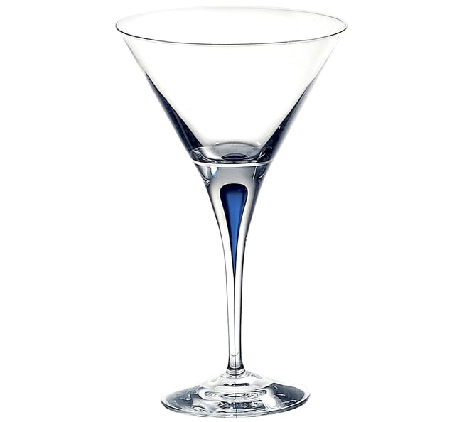 Intermezzo Blue Martini Glass