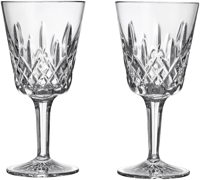 Lismore 9 Oz Goblets, Set of 2