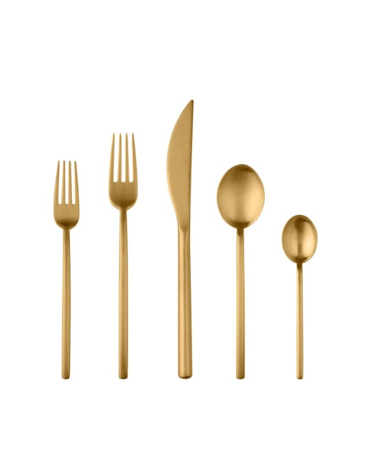 Due Ice Oro Flatware Set, 5 Piece