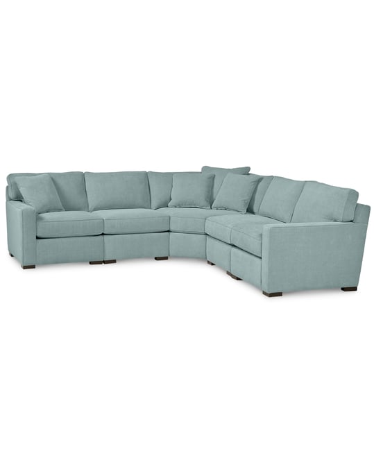 Radley Fabric 5-Piece Sectional Sofa, Created for Macy's