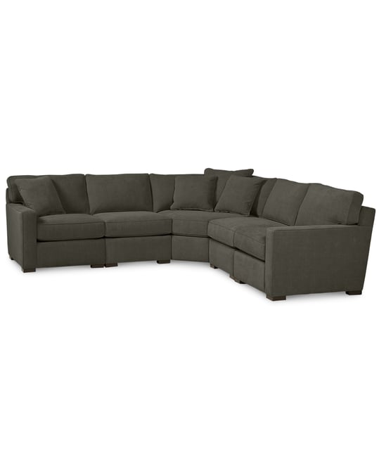 Radley Fabric 5-Piece Sectional Sofa, Created for Macy's