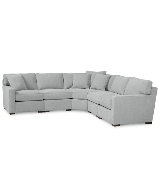 Radley Fabric 5-Piece Sectional Sofa, Created for Macy's