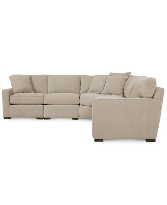 Radley Fabric 5-Piece Sectional Sofa, Created for Macy's