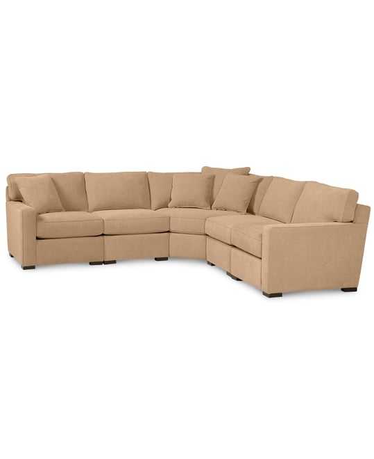 Radley Fabric 5-Piece Sectional Sofa, Created for Macy's