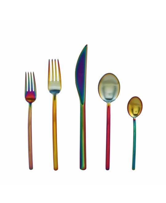 Due Ice Flatware Set, 5 Piece