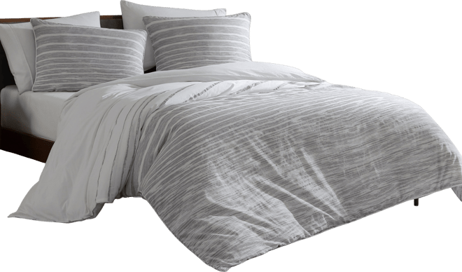 Abstract Stripe Duvet Cover Set, King