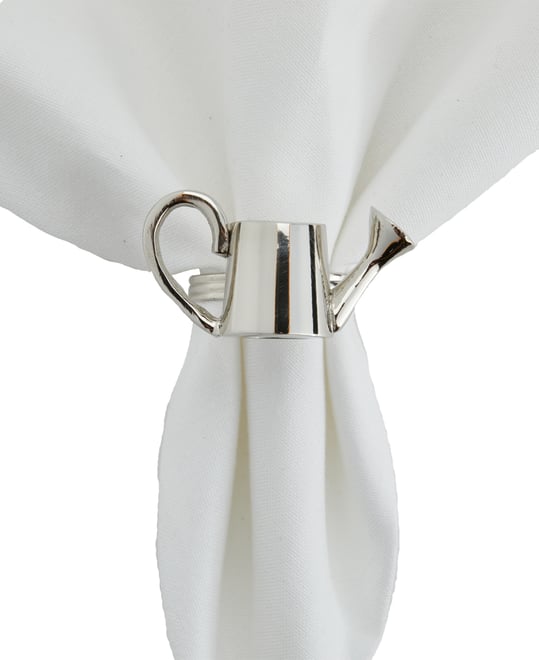 Watering Can Napkin Rings, Set of 8