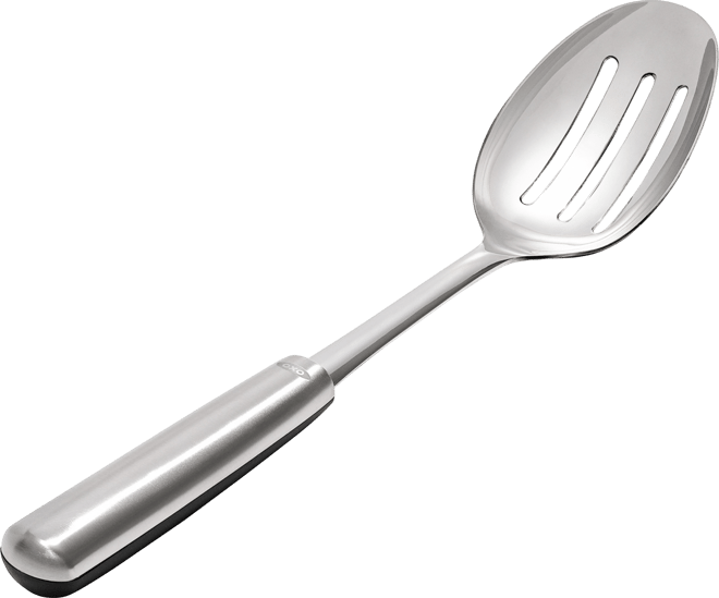 Steel Slotted Cooking Spoon