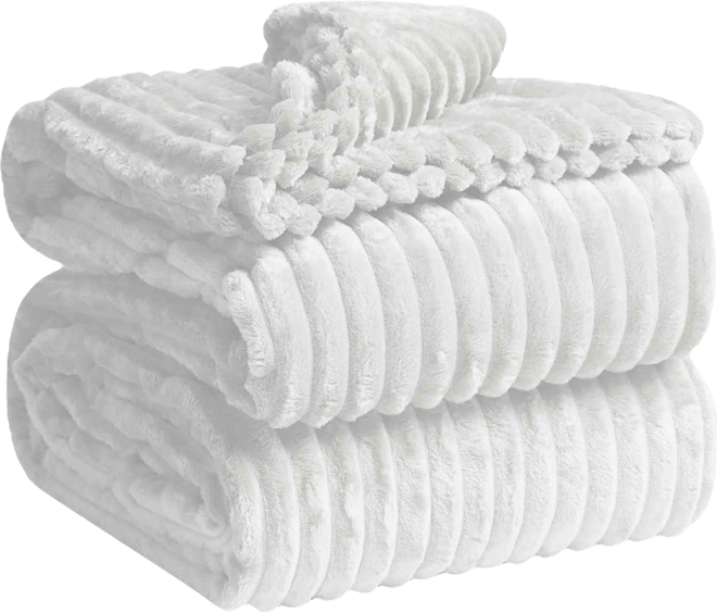 Cut Plush Lightweight Super Soft Fuzzy Luxury Bed Blanket, Twin