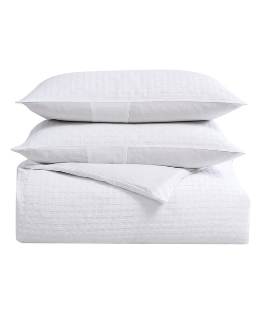 Basketweave Solid 3-Pc. Piece Comforter Set, Queen