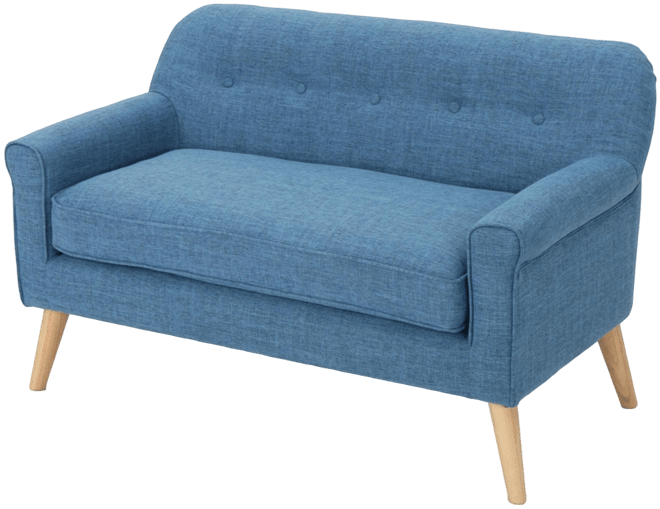 Mariah Mid Century Modern Loveseat