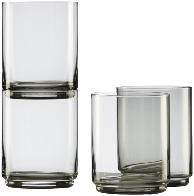 Tuscany Classics Stackable Tall Glasses Set, 4 Piece