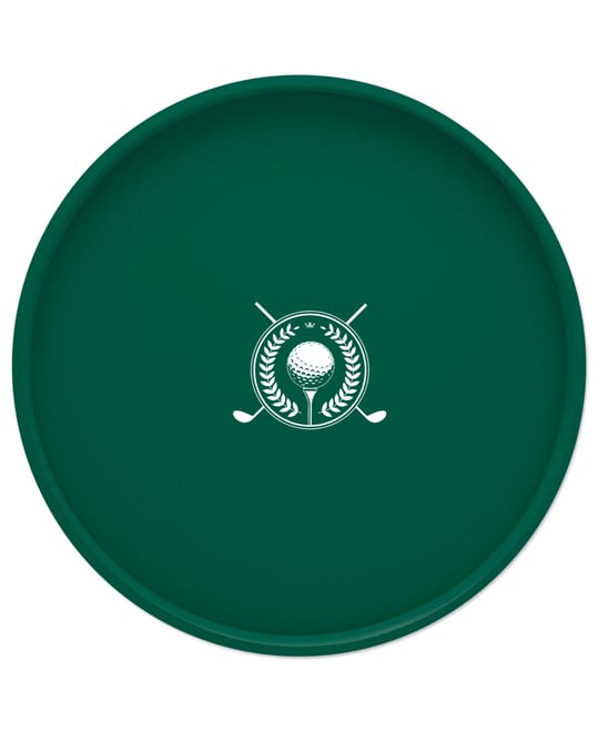 Pastimes 14" Round Golf Serving Tray