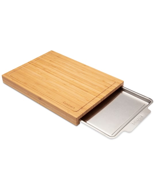 Bamboo Cutting Board with Tray