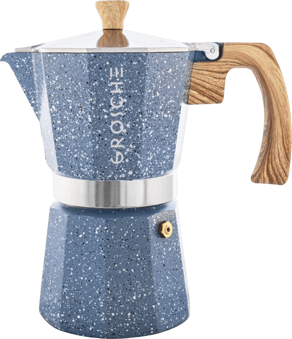 GROSCHE MILANO Stone Stovetop Espresso Maker Moka Pot 6 Cup, 9.3 Oz - Macy's