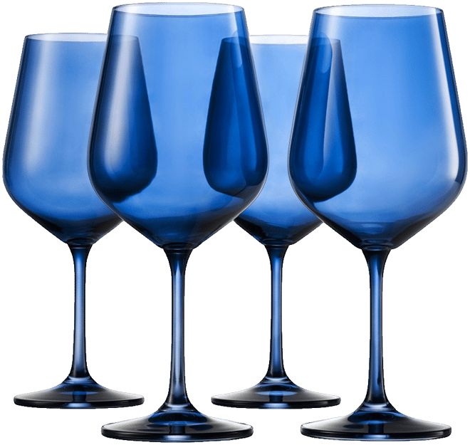 Sheer Stemmed Wine Glasses, Set of 4