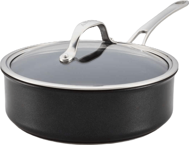 X Hybrid Nonstick Saute Pan with Lid, 3.5-Quart