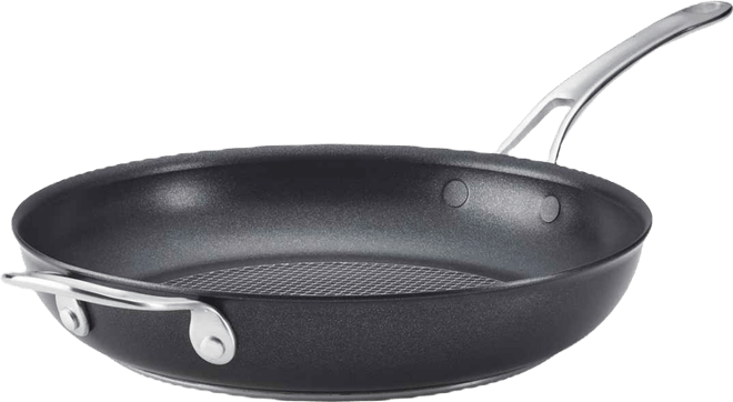 X Hybrid Nonstick Frying Pan with Helper Handle, 12"