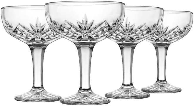 Dublin Champagne Coupe Glasses