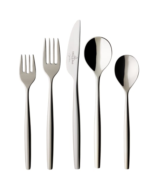 Metro Chic Flatware Stainless Steel 20 Piece Set, Service For 4