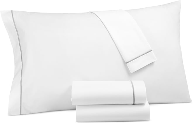 Italian Percale Cotton 4-Pc. Sheet Set, King, Exclusively at Macy's