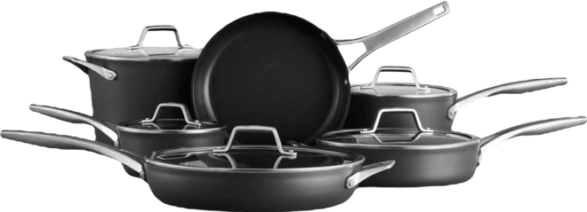 Premier 11-pc. Hard-Anodized Nonstick Cookware Set