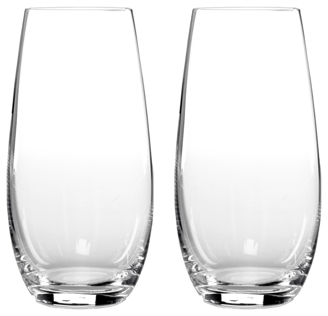 Set of 2 O Stemless Champagne Glasses