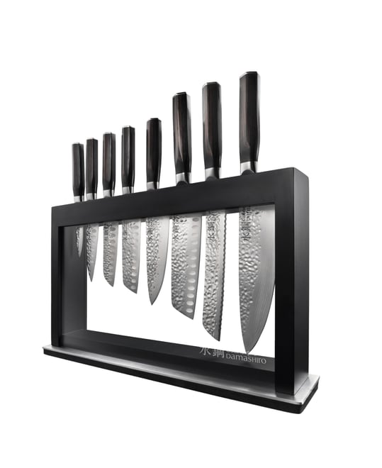Damashiro Emperor Hisa Knife Block Set, 9 Piece