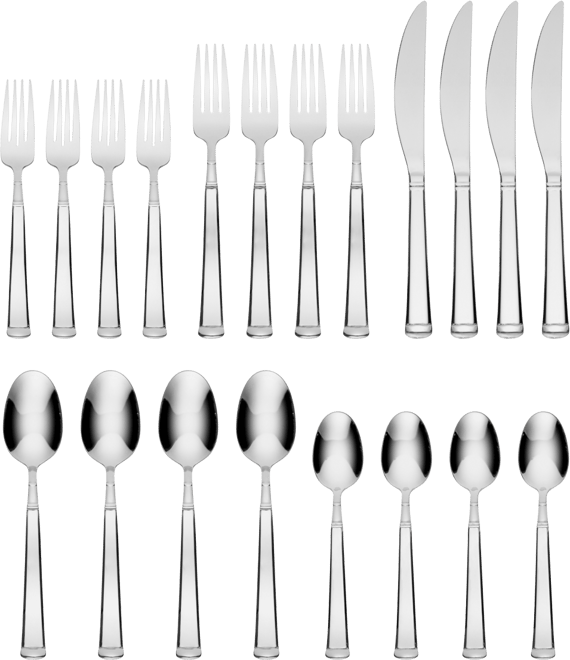 Avenue 20 Piece Set, Service for 4