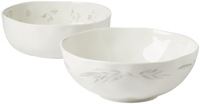 Oyster Bay Nesting Serving Bowls, Set of 2