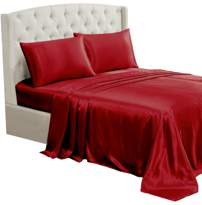 Satin 4 Piece Sheet Set, King