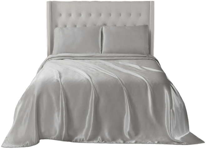 Satin 4 Piece Sheet Set, Queen