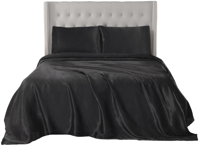 Satin 4 Piece Sheet Set, Queen