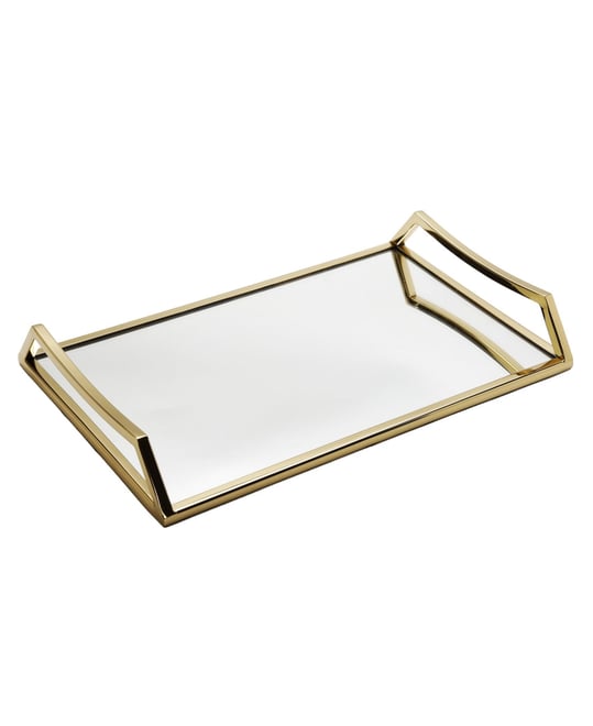 Serving newest tray with mirror