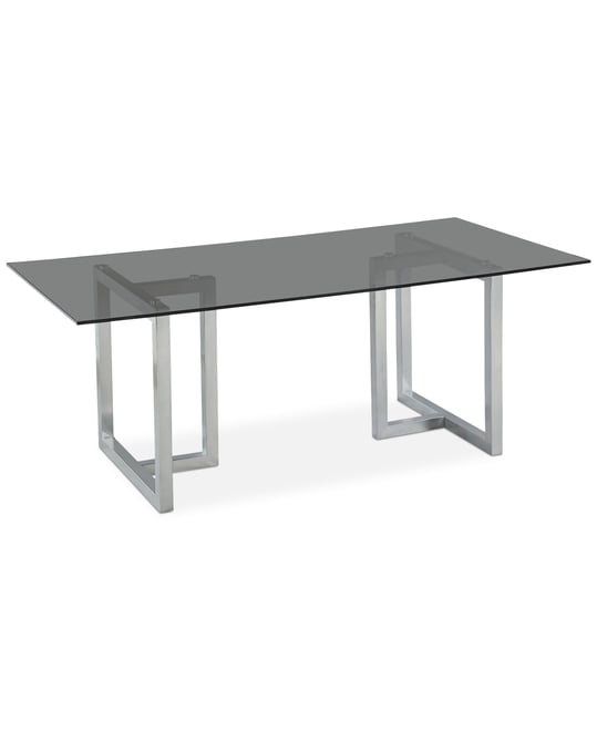 Emila Rectangular Glass Dining Table, Created for Macy's
