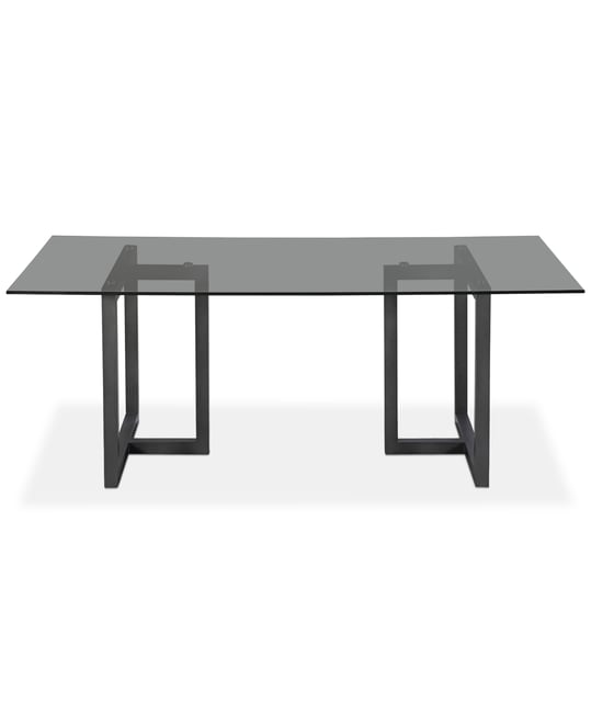 Emila Rectangular Glass Dining Table, Created for Macy's