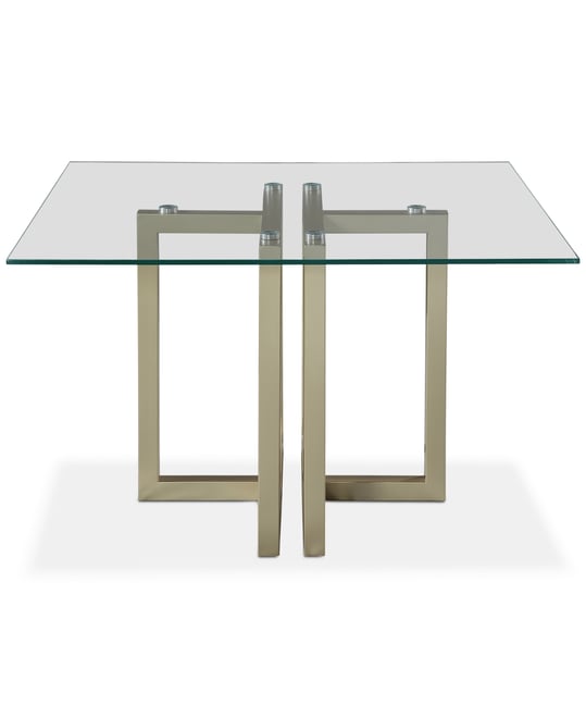 Emila Square Glass Dining Table, Created for Macy's