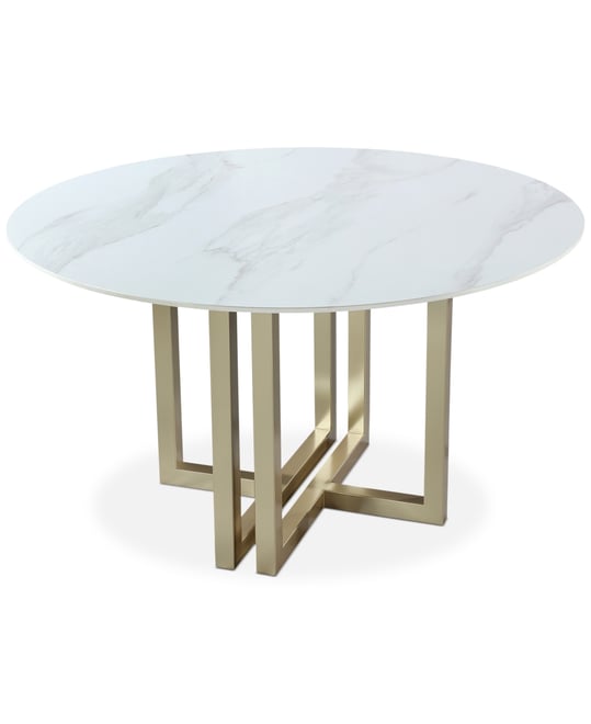 Emila Round Sintered Stone Dining Table, Created for Macy's