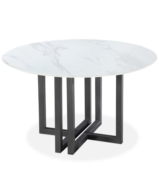 Emila Round Sintered Stone Dining Table, Created for Macy's