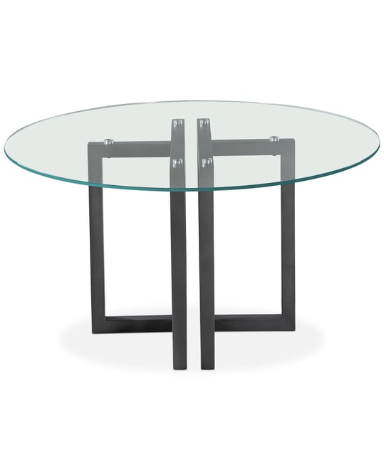 Emila Round Glass Dining Table, Created for Macy's