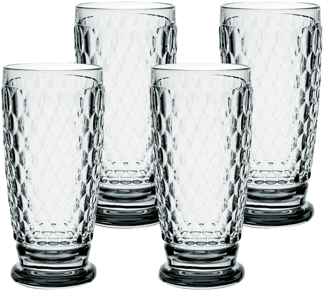 Boston Highball Glasses, Set of 4