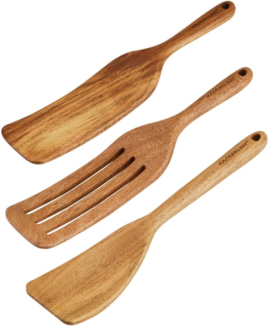 Tools and Gadgets Wooden Kitchen Utensils, Set of 3
