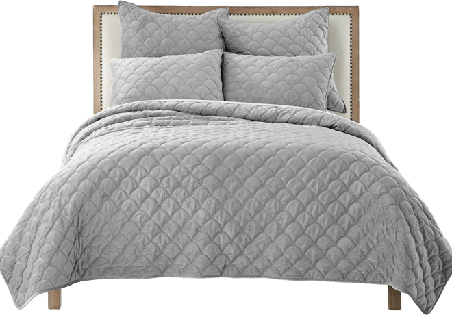 Velvet 3-Pc. Quilt Set, King