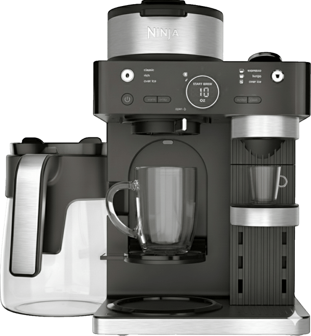 CFN601 Espresso & Coffee Barista System, Single-Serve Coffee & Nespresso Capsule Compatible