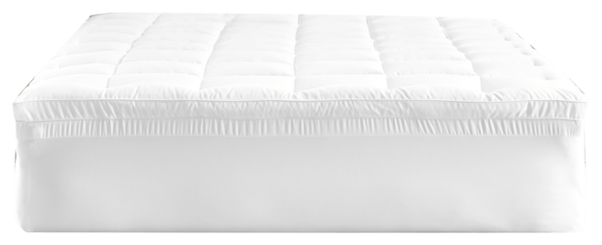 4" Hybrid Fiber and Memory Foam Mattress Topper, Twin, Exclusively at Macy's