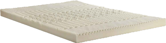 5 Zone 4" Memory Foam Mattress Topper, Twin Xl