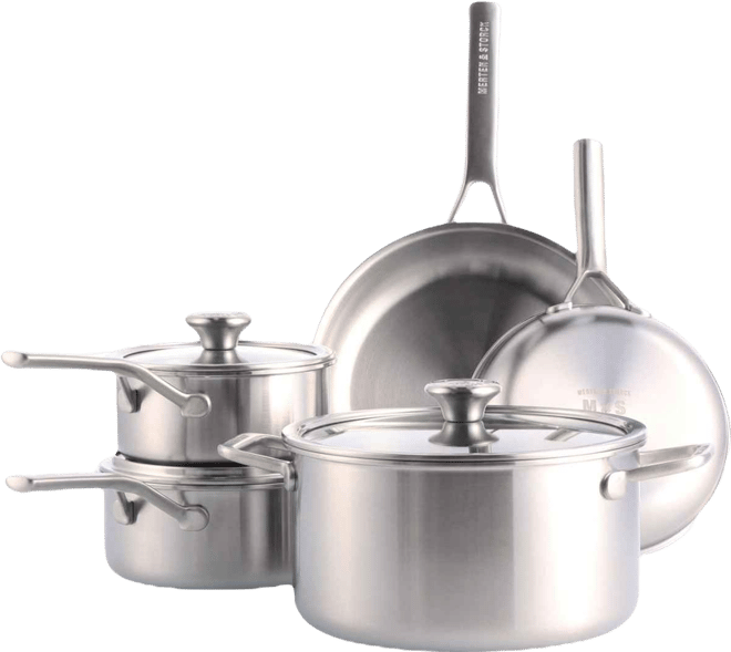 Stainless Steel 8-Piece Cookware Set