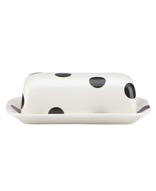 Deco Dot Covered Butter Dish