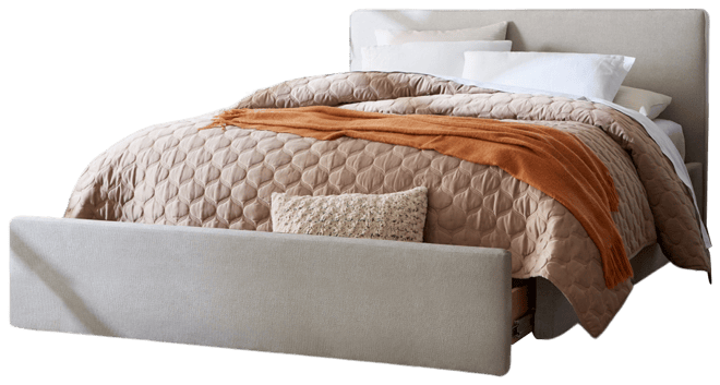 Mariley California King Upholstered Storage Bed
